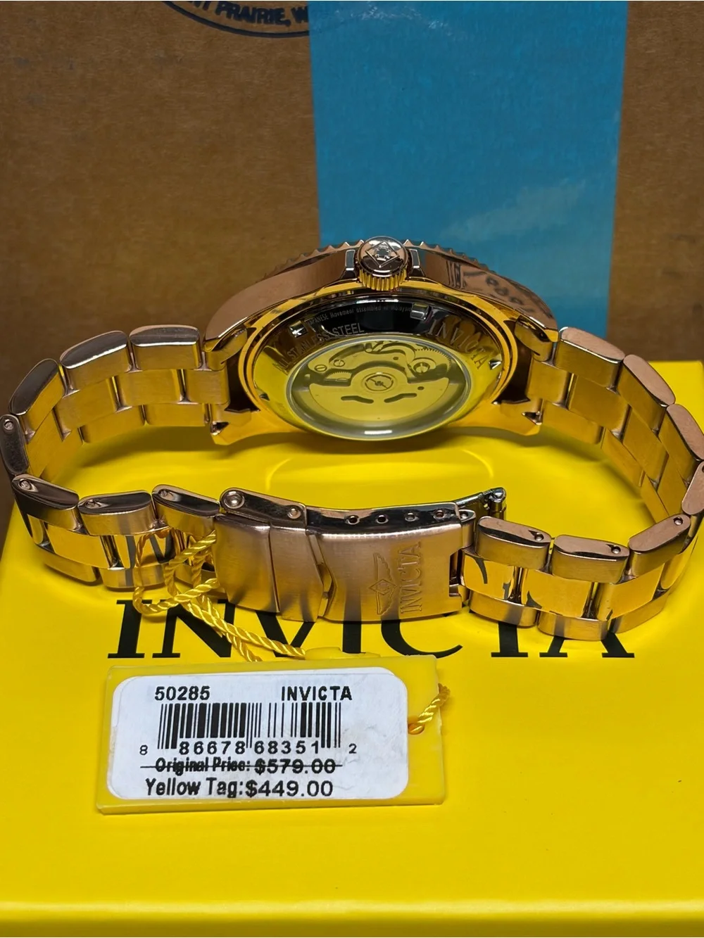 Invicta Pro Diver Velaquest Automatic Men's Watch - 43mm. Rose Gold 50285
